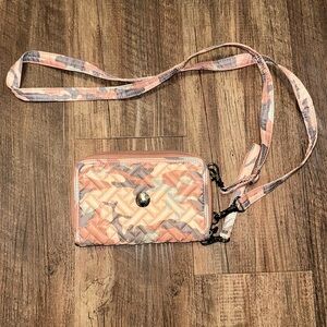 Lug‎ Convertible Wallet Crossbody - Quickstep pink camo EUC